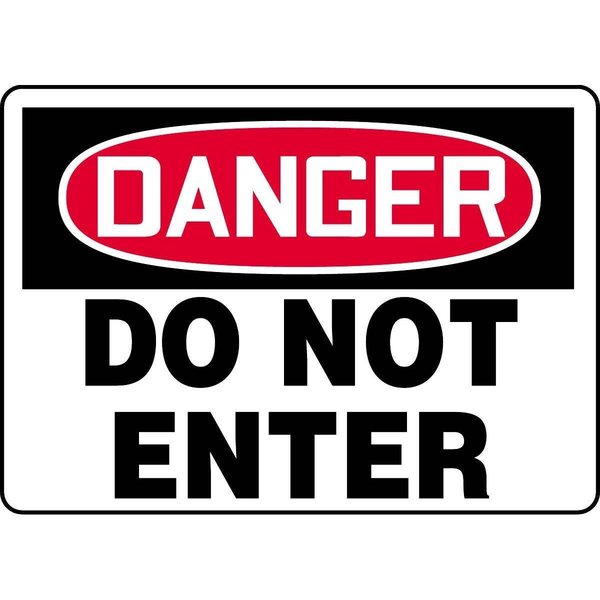 Accuform Danger / Do Not Enter Sign MADM139VA